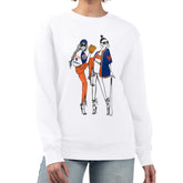 New York Mets G-III 4Her by Carl Banks Women's Baseball Girls Fleece Pullover Sweatshirt - White Pullover