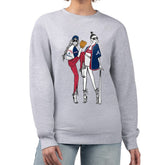 Atlanta Braves G-III 4Her by Carl Banks Women's Baseball Girls Fleece Pullover Sweatshirt - Heather Gray Pullover