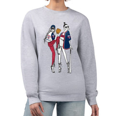 Minnesota Twins G-III 4Her by Carl Banks Women's Baseball Girls Fleece Pullover Sweatshirt - Heather Gray Pullover