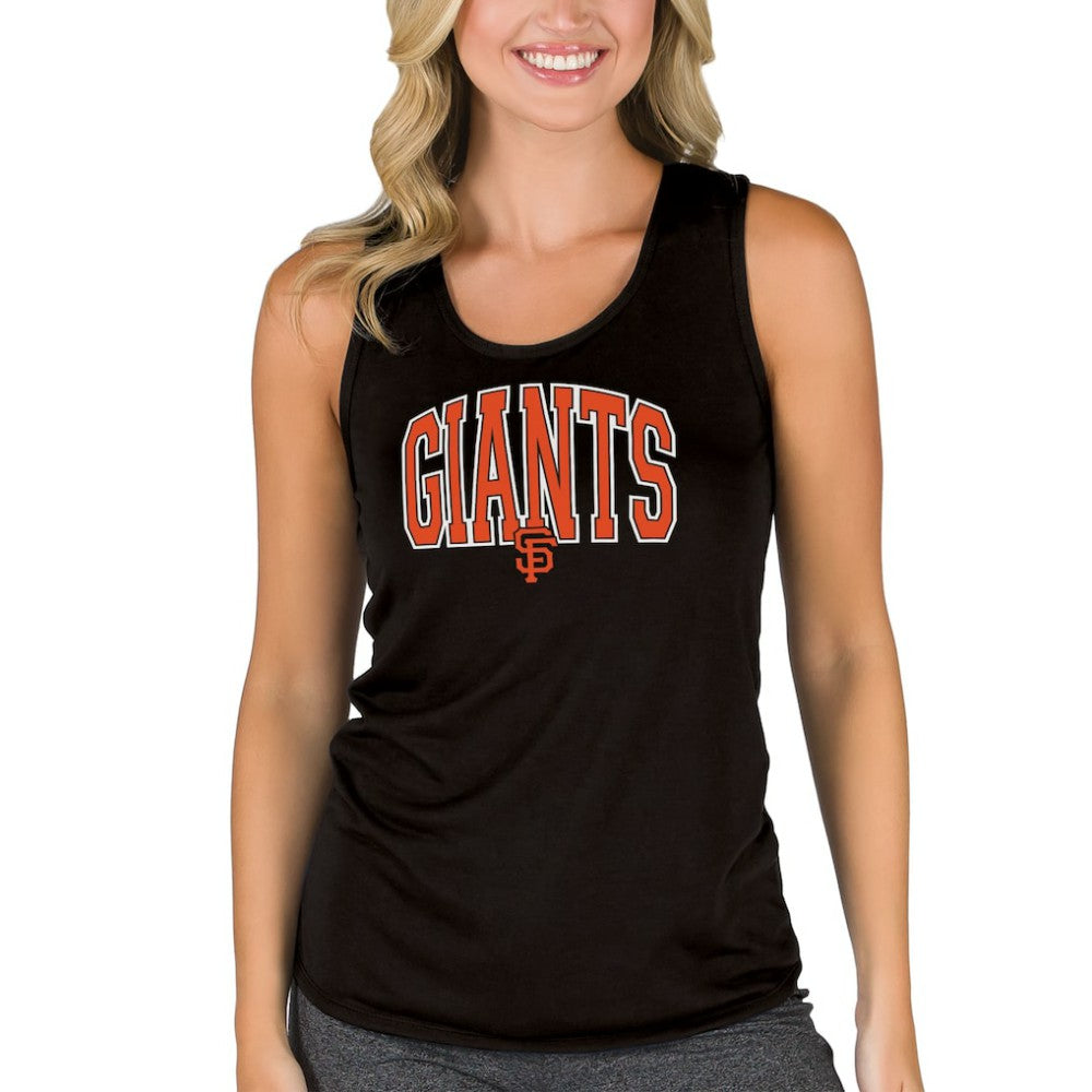 San Francisco Giants Concepts Sport Women's Marathon Racerback Tank Top - Black Tanks