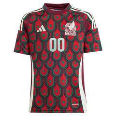 Mexico National Team Youth 2024 Home Replica Custom Jersey Green - Adidas