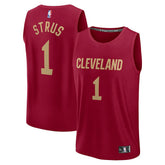 Max Strus Cleveland Cavaliers Fast Break Player Jersey Icon Editi- Wine - Fanatics outlet