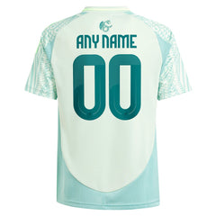 Mexico National Team Youth 2024 Away Replica Custom Jersey Green - Adidas sale