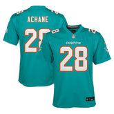 De’Von Achane Miami Dolphins Youth Game Jersey - Aqua Jerseys