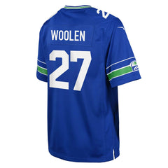 12th Fan Seattle Seahawks Youth Game Jersey - Royal Jerseys