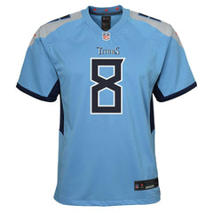 Will Levis Tennessee Titans Youth Game Jersey - Light Blue Jerseys