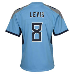 Will Levis Tennessee Titans Youth Game Jersey - Light Blue Jerseys