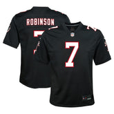 Bijan Robinson Atlanta Falcons Youth Game Jersey - Black Jerseys