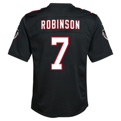 Bijan Robinson Atlanta Falcons Youth Game Jersey - Black Jerseys