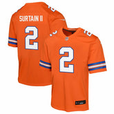 Patrick Surtain II Denver Broncos Youth Game Jersey - Orange Jerseys