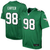 Jalen Carter Philadelphia Eagles Youth Game Jersey - Kelly Green Jerseys
