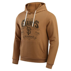 San Francisco Giants Darius Rucker Collection by Fanatics Camp Fleece Pullover Hoodie - Tan Hoodies