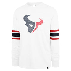 Houston Texans '47 Gridiron Premier Brex Long Sleeve T-Shirt - White T-shirts