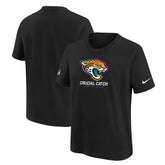Jacksonville Jaguars Youth 2024 NFL Crucial Catch T-Shirt - Black T-shirts