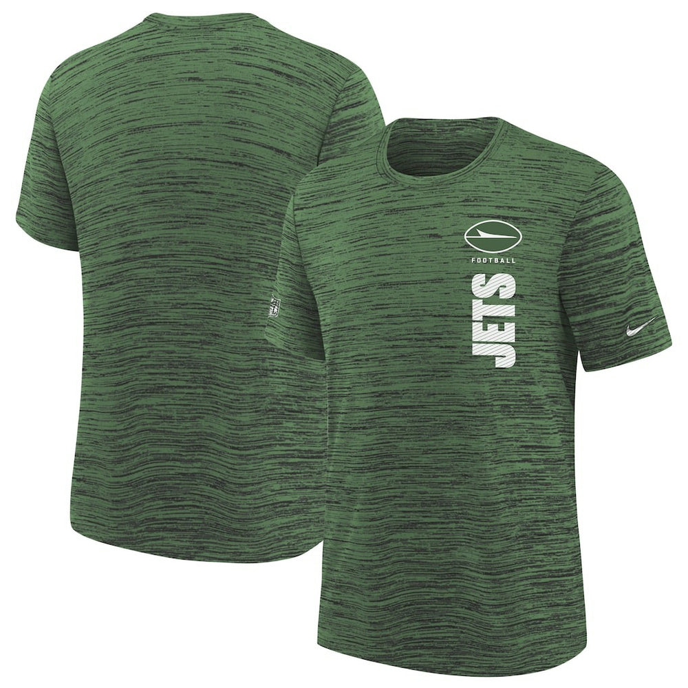 New York Jets Youth Sideline Velocity Performance T-Shirt - Green T-shirts