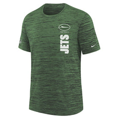 New York Jets Youth Sideline Velocity Performance T-Shirt - Green T-shirts