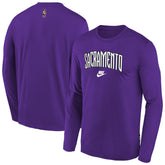Sacramento Kings Youth Hardwood Classics Long Sleeve T-Shirt Purple - Nike
