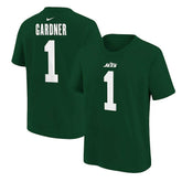 Ahmad Sauce Gardner New York Jets Youth Player Name & Number T-Shirt - Green T-shirts