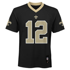 Chris Olave New Orleans Saints Youth Replica Player Jersey - Black Jerseys