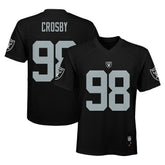 Maxx Crosby Las Vegas Raiders Youth Replica Player Jersey - Black Jerseys