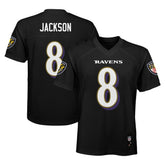Lamar Jackson Baltimore Ravens Preschool Replica Player Jersey - Black Jerseys