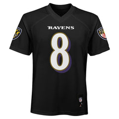 Lamar Jackson Baltimore Ravens Preschool Replica Player Jersey - Black Jerseys
