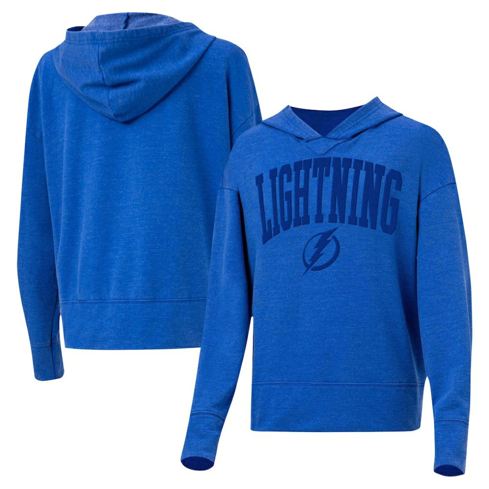 Tampa Bay Lightning Concepts Sport Women's Volley Pullover Hoodie - Blue | US 201398087