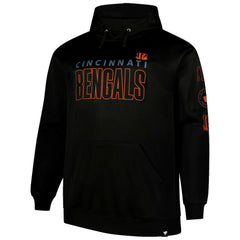 Cincinnati Bengals Big & Tall Fleece Pullover Hoodie - Black Hoodies