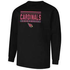 Arizona Cardinals Profile Big & Tall Pop Long Sleeve T-Shirt - Black T-shirts