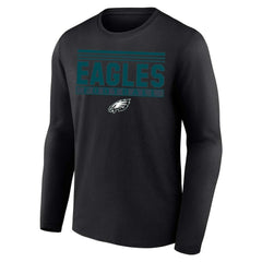 Philadelphia Eagles Profile Big & Tall Pop Long Sleeve T-Shirt - Black T-shirts