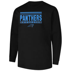Carolina Panthers Profile Big & Tall Pop Long Sleeve T-Shirt - Black T-shirts