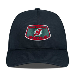 New Jersey Devils Levelwear Retro Skylight Zephyr Adjustable Hat - Black | US 201398258