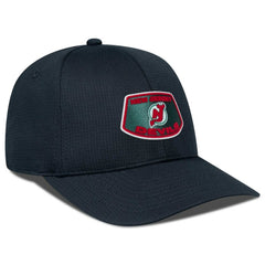 New Jersey Devils Levelwear Retro Skylight Zephyr Adjustable Hat - Black | US 201398258