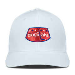 Washington Capitals Levelwear Retro Skylight Rise Flex Hat - White | US 201398273