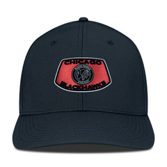 Chicago Blackhawks Levelwear Retro Skylight Rise Flex Hat - Black | US 201398277