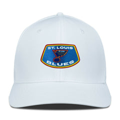 St. Louis Blues Levelwear Retro Skylight Rise Flex Hat - White | US 201398283