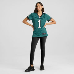 Jalen Hurts Philadelphia Eagles Women's Team Game Jersey - Midnight Green Jerseys