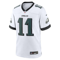 A.J. Brown Philadelphia Eagles White Game Jersey - White Jerseys