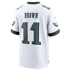 A.J. Brown Philadelphia Eagles White Game Jersey - White Jerseys