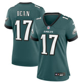 Nakobe Dean Philadelphia Eagles Women's Team Game Jersey - Midnight Green Jerseys