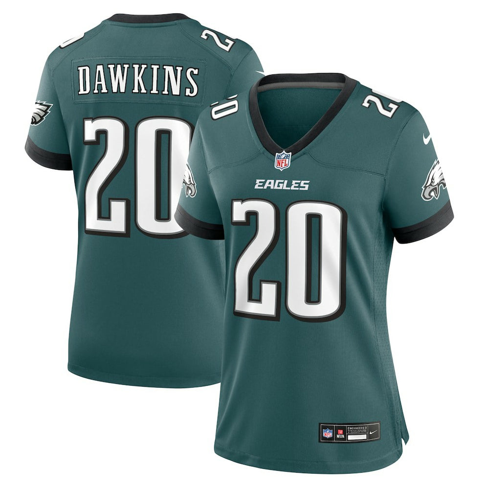 Brian Dawkins Philadelphia Eagles Women's Retired Player Game Jersey - Midnight Green Jerseys
