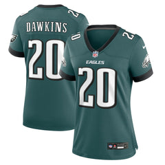 Brian Dawkins Philadelphia Eagles Women's Retired Player Game Jersey - Midnight Green Jerseys
