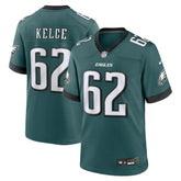 Jason Kelce Philadelphia Eagles Team Game Jersey - Midnight Green Jerseys