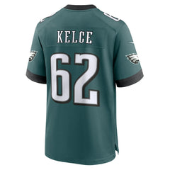 Jason Kelce Philadelphia Eagles Team Game Jersey - Midnight Green Jerseys