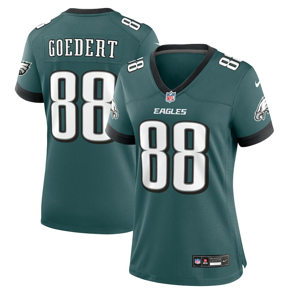 Dallas Goedert Philadelphia Eagles Women's Team Game Jersey - Midnight Green Jerseys