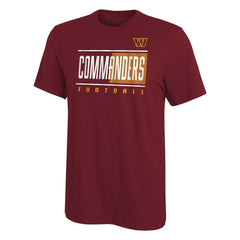 Washington Commanders Youth Pumped Up T-Shirt - Burgundy T-shirts