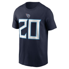 Tony Pollard Tennessee Titans Player Name & Number T-Shirt - Navy T-shirts