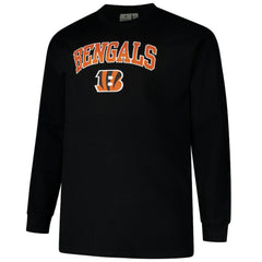 Cincinnati Bengals Big & Tall Thermal Long Sleeve T-Shirt - Black T-shirts