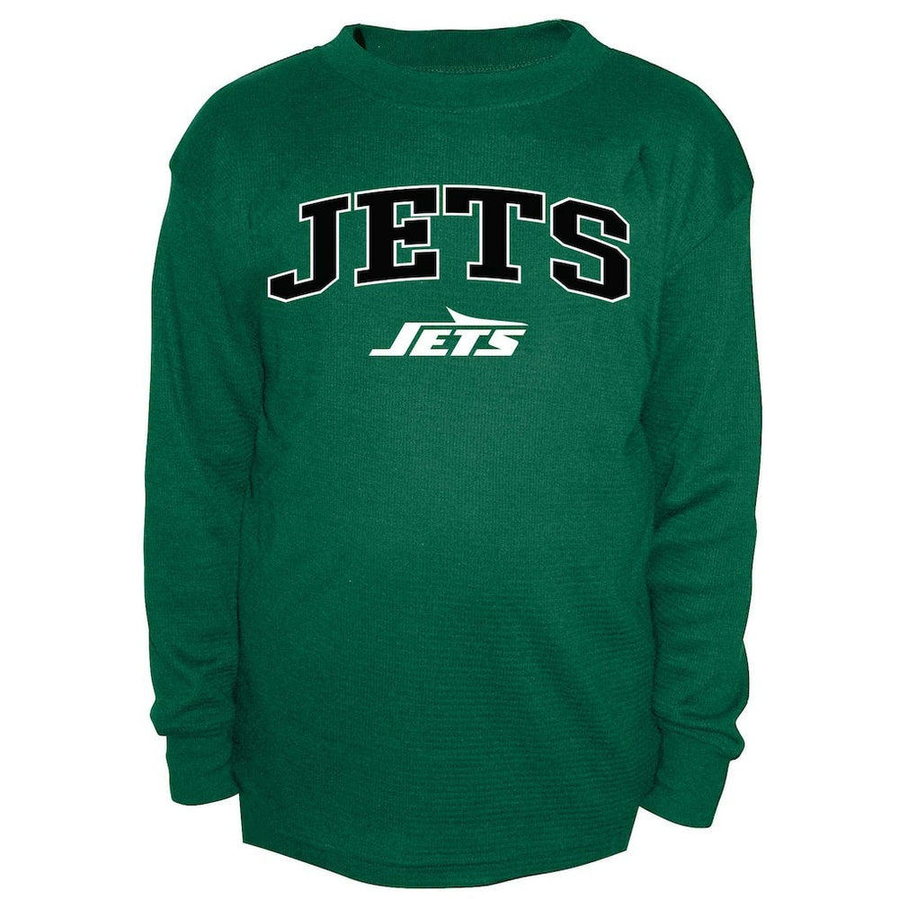 New York Jets Big & Tall Thermal Long Sleeve T-Shirt - Green T-shirts