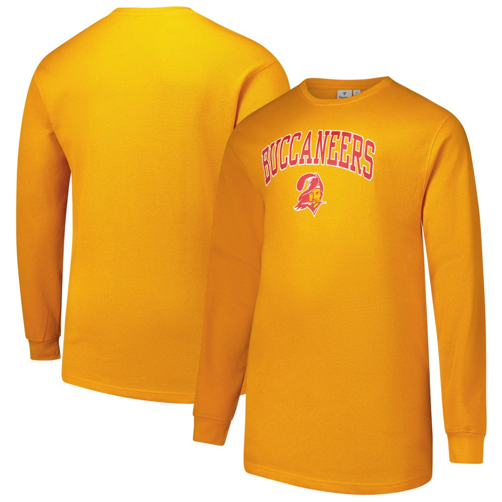 Tampa Bay Buccaneers Big & Tall Throwback Thermal Long Sleeve T-Shirt - Orange T-shirts